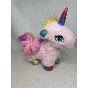 Animatronic Unicorn With Leash Neighs Music And Runs